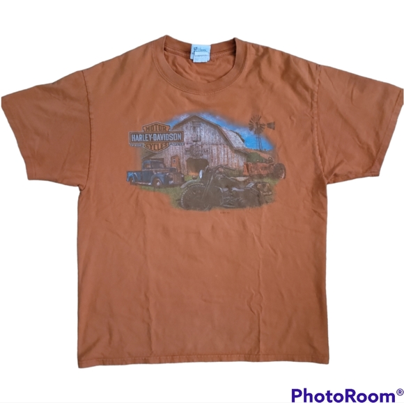 Harley Davidson, Davenport Iowa T-shirt - Picture 1 of 6